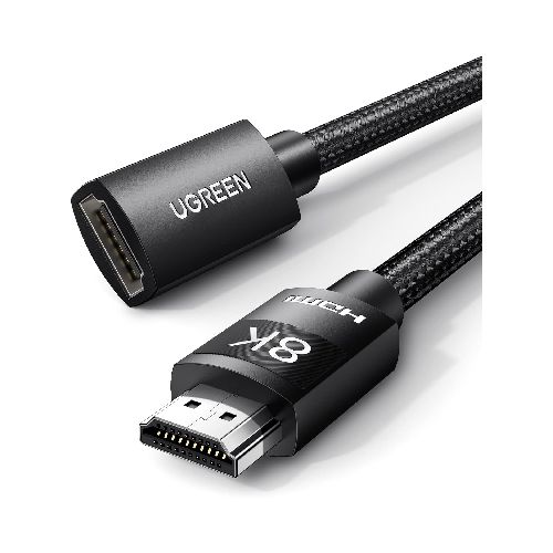 Cable Hdmi 8k Macho/hembra Ugreen 40447 1m negro  