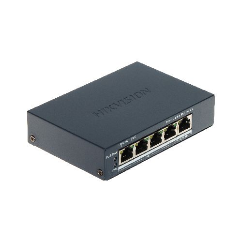 Switch Smart PoE Gigabit 4 puertos Hikvision DS-3E1505P-EI/M  