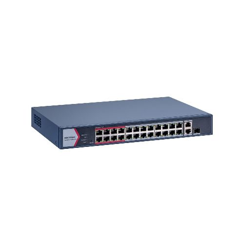 Switch 24puertos Fast Ethernet POE Hikvision DS-3E1326P-EI/M  