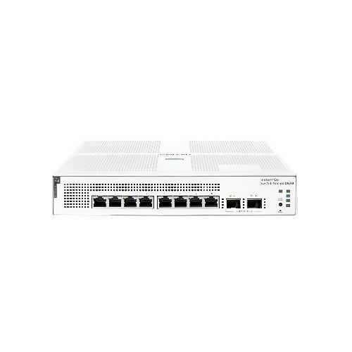 Switch de 8 puertos RJ-45 y 2 SFP 1GbE Aruba Instant On 1930  