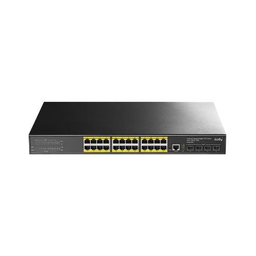 Switch 24 puertos Poe Cudy GS5024PS4 + 4SFP Administrable  