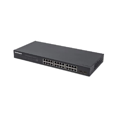 Switch Intellinet Gigabit Ethernet 24 Puertos + 2 x SFP  