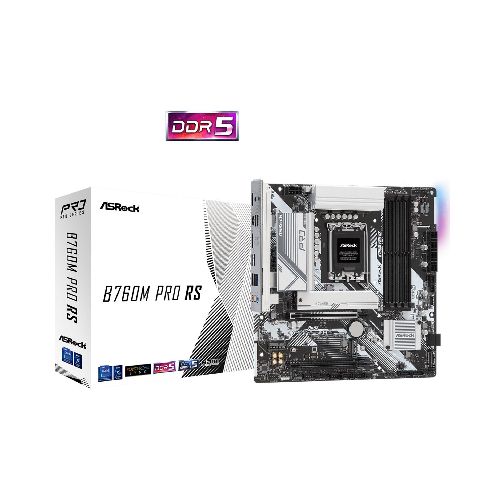 Motherboard Asrock B760m Pro Rs Ddr5 intel S1700 micro ATX  