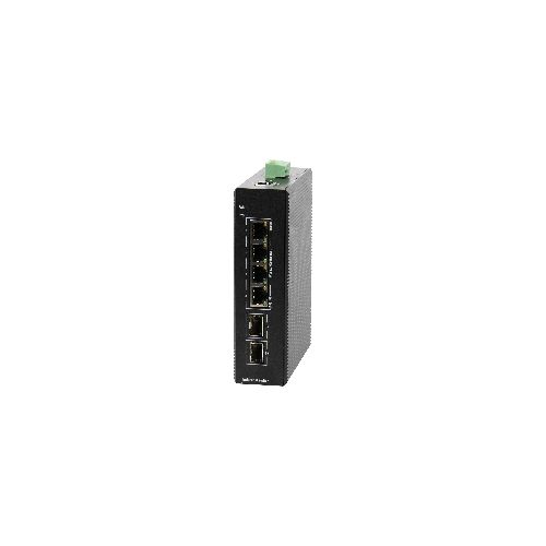 SWITCH INDUSTRIAL BDCOM con 4 puertos Gigabit PoE+ y 2 SFP  BDCom