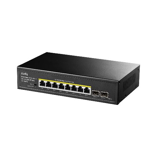 Switch de 8 puertos Gigabit Poe+ Cudy GS1008PS2 + 2 Sfp  