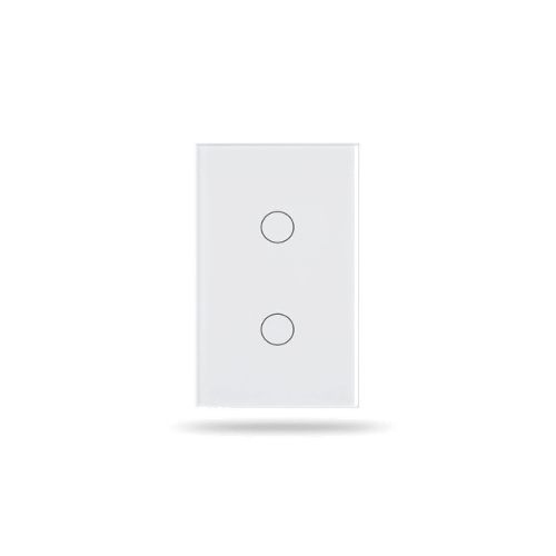 INTERRUPTOR DE LUZ INTELIGENTE X2 WIFI TUYA BSMART BLANCO  