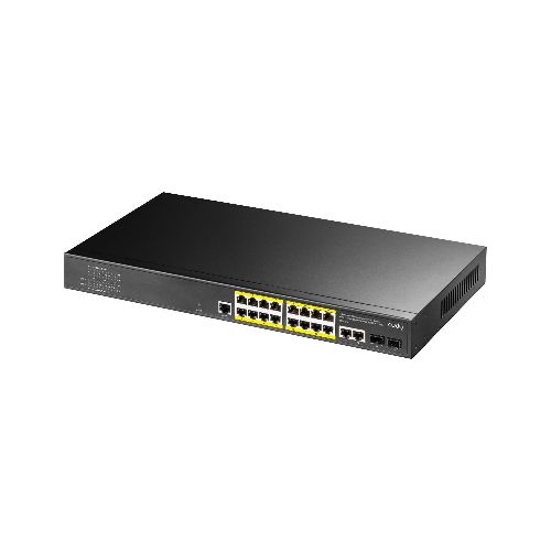 Switch 16 Puertos Gigabit Poe+ Cudy GS2018PS2 + 1 Sfp 200w  