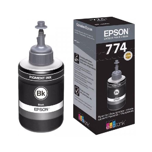 BOTELLA DE TINTA EPSON T774120 BK M100 105 200 205 L1455  Epson