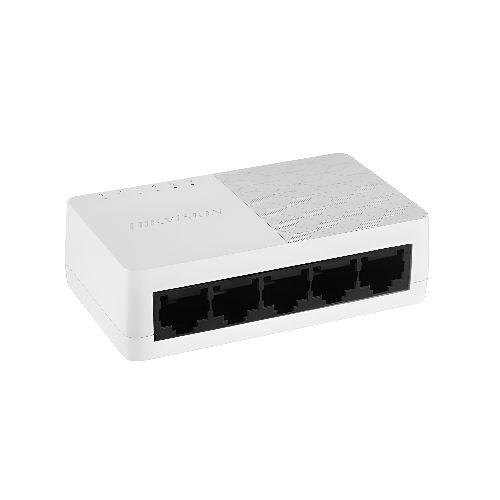 Switch 5 puertos Hikvision DS-3E0105D-O Fast Ethernet  