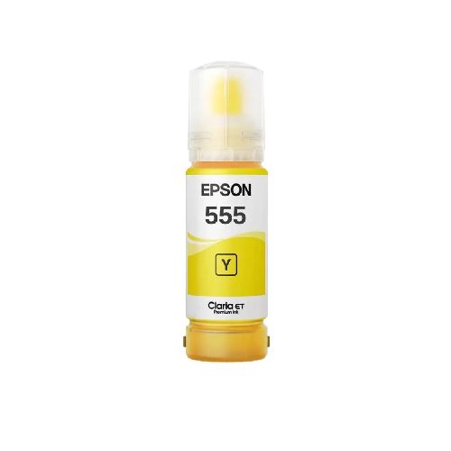 Botella de Tinta Epson T555 Yellow original  