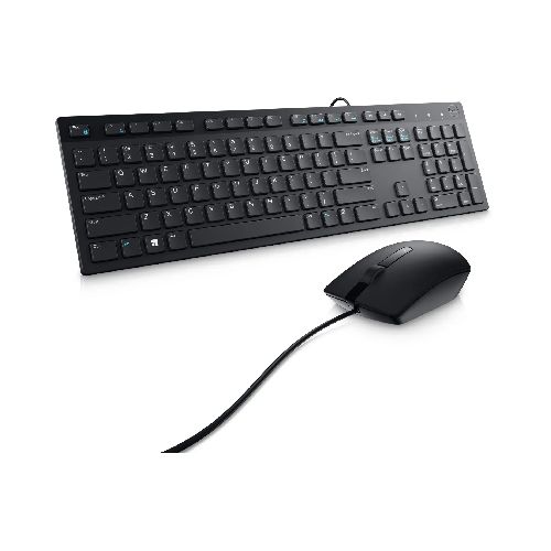 Kit teclado y mouse con cable Dell KM300C-LTN Español  