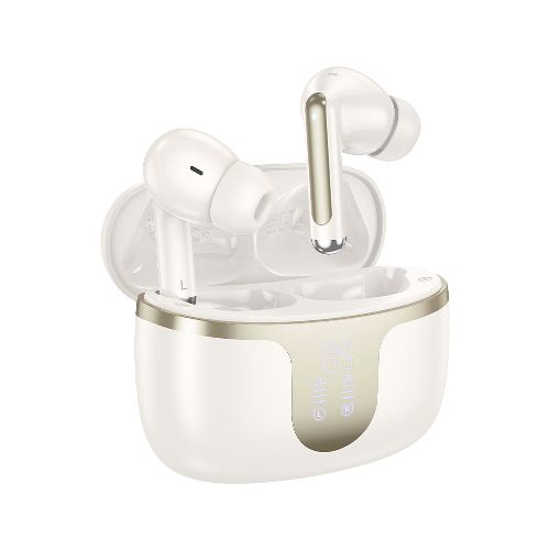 Auriculares Inalambricos HOCO EQ10 PLUS HARMONY ANC WHITE  