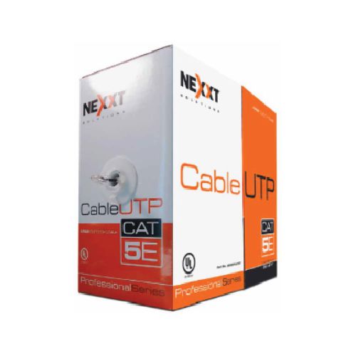 Cable UTP Cat5e Nexxt Bobina 305mts exterior Negro  Nexxt Solutions