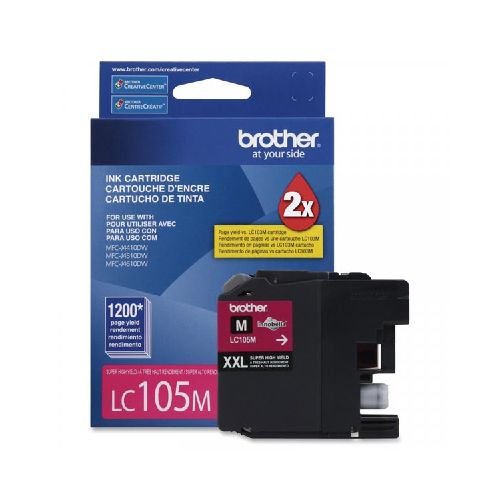 CARTUCHO DE TINTA MAGENTA BROTHER LC105M MFC425DW 1200 PAG  Brother