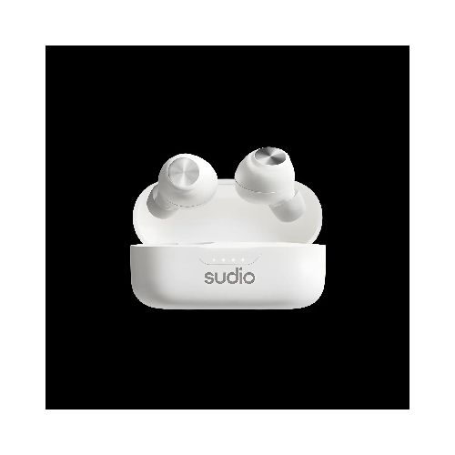 Auriculares inalambricos SUDIO T3 6 HORAS TWS WHITE  