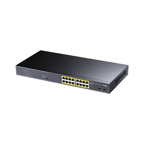 Switch 16 Puertos Gigabit Poe Cudy GS1020PS2 + 2 Sfp  