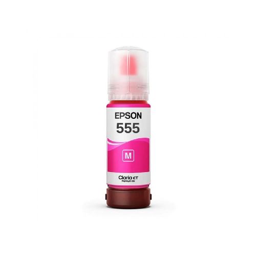 Botella de Tinta Epson T555 Magenta original  