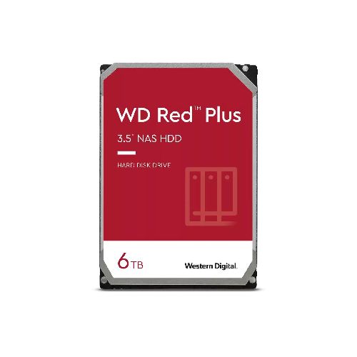 Disco duro interno WD Red PLUS 6TB 3.5  Western Digital