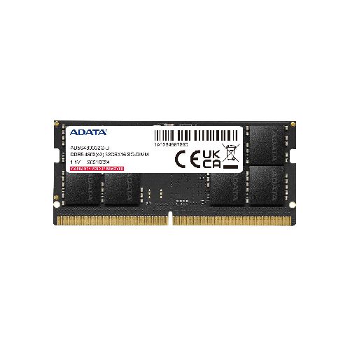 Memoria Ram Adata Ddr5 16gb Sodimm 4800MHZ Cl40  