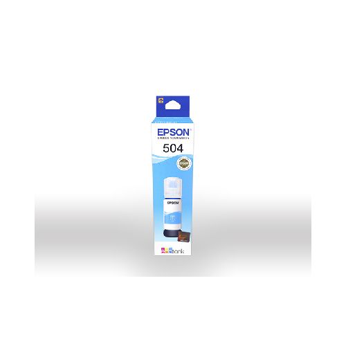 Botella de tinta Epson 504 Cian L4150 4160 6161 6171 6191  