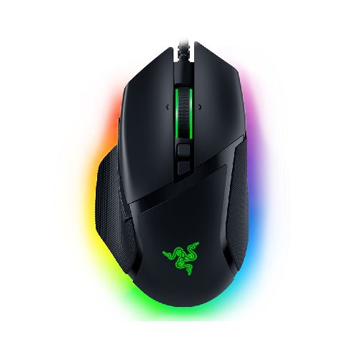 Mouse gamer ergonomicoRazer Basilisk V3RGB negro con cable  