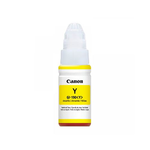 BOTELLA DE TINTA CANON GI190 Amarillo G1100 2100 3100  Canon