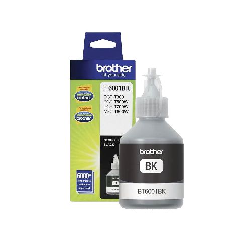 BOTELLA DE TINTA BROTHER BT6001BK NEGRO T300 T500W  Brother