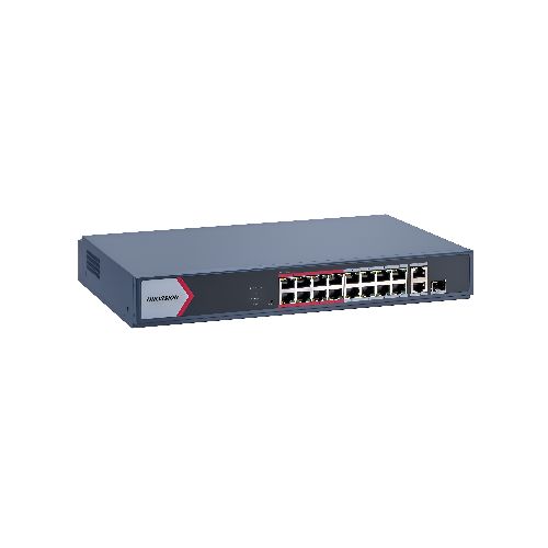 Switch 16Puertos Fast Ethernet POE Hikvision DS-3E1318P-EI/M  