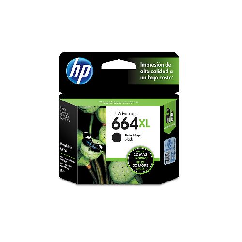 Cartucho de tinta HP 664XL F6V31AL Negro  