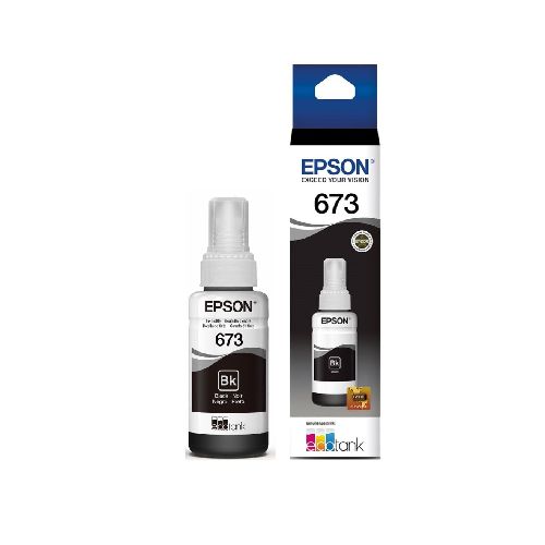 BOTELLA DE TINTA EPSON T673120 L800 1800 NEGRO 1800 COPIAS  Epson