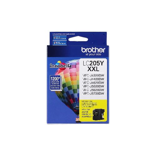 CARTUCHO DE TINTA BROTHER Amarillo LC205Y PARA INKJET MFC462  Brother