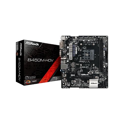 Motherboard Asrock B450m-hdv Am4  ASRock