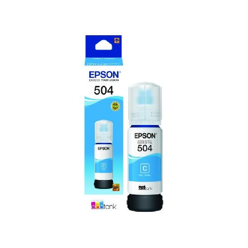 BOTELLA DE TINTA EPSON T504220 CYAN L4150 4160  Epson