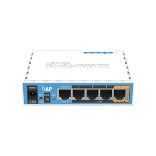 Switch 4 Puertos MikroTik RouterBOARD hAP  