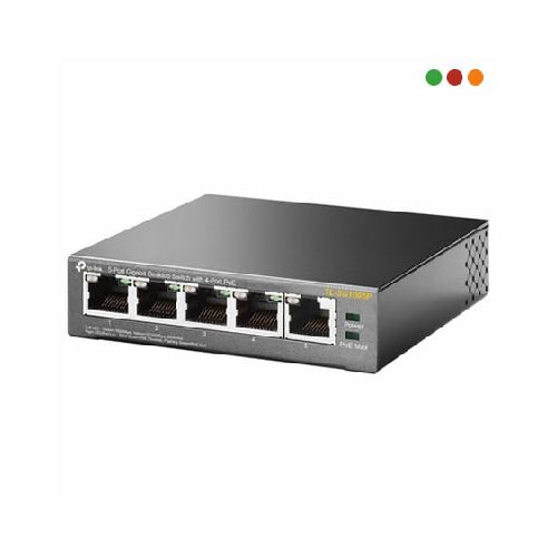 Switch de 5 puertos TP-LINK TL-SG1005P con 4 puertos POE  TP-Link