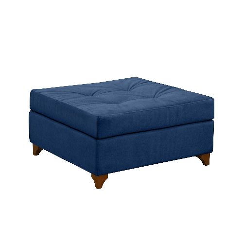 Puff Otomano Qatar Azul  Unsi Furniture