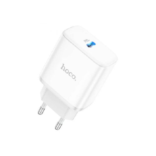 HOCO C104A CARGADOR DE PARED USB-C S/CABLE 20W BLANCO  