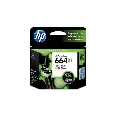 Cartucho de tinta HP 664XL F6V30AL Tricolor  