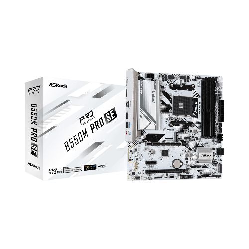 Motherboard Asrock B550m Pro Se Ddr4 AMD Am4 mATX  