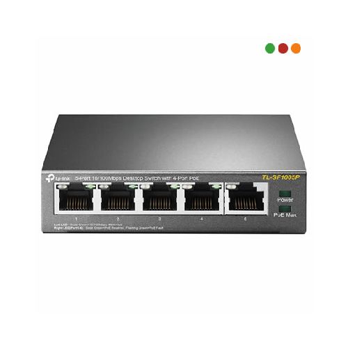 Switch escritorio 5 puertos TP-LINK TL-SF1005P 10/100 PoE  TP-Link