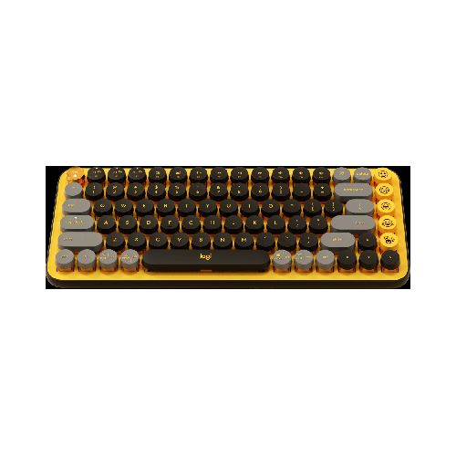 TECLADO LOGITECH POP KEYS BLACK/YELLOW INALAMBRICO  Logitech