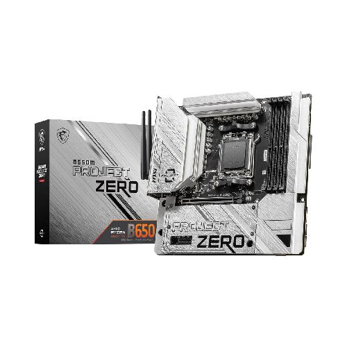 Motherboard MSI B650M PROJECT ZERO amd AM5 DDR5 mATX  