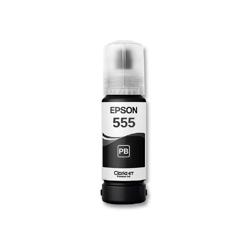 Botella de Tinta Epson T555 Photo black original  