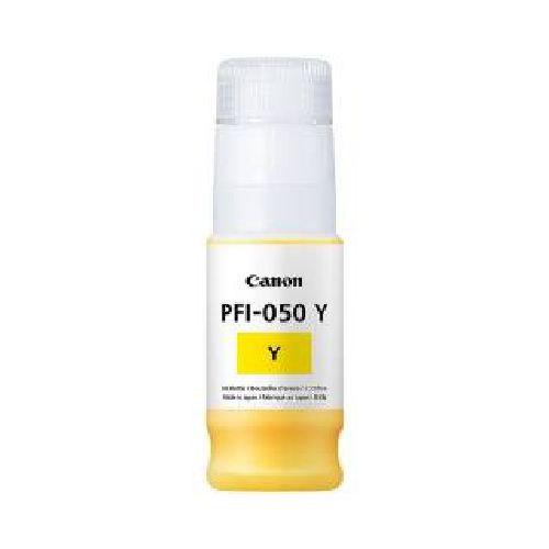 Botella de tinta Canon PFI-050Y Amarillo 70ml  