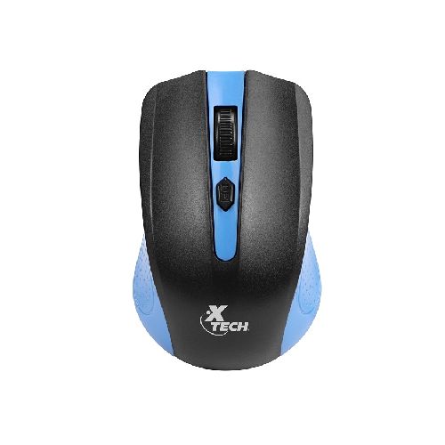 Mouse Óptico Inalámbrico Xtech XTM-310BL 4 Botones Azul  