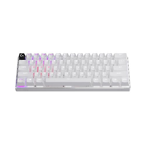 TECLADO gamer inalambrico LOGITECH PRO X60 LIGHTSPEED Blanco  Logitech