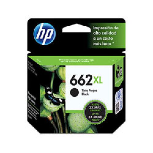 Cartucho de tinta HP 662XL Negro  