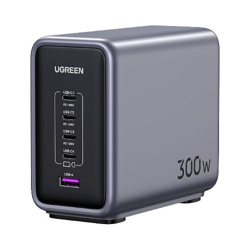 Cargador De Escritorio Ugreen 90903 Usb y Usbc X4 300w  