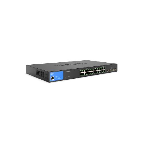 Switch 24 Puertos Linksys Lgs328pc Adm Poe+ 4sfp Gbit  