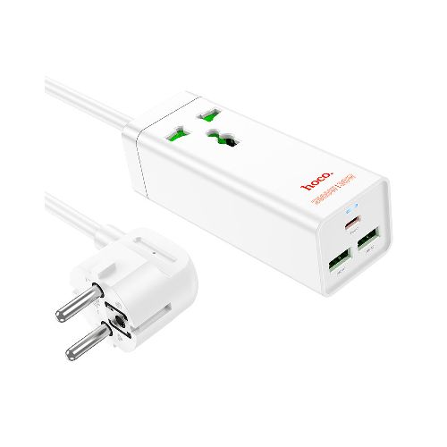 ZAPATILLA CARGADOR DE PARED HOCO AC9A 1 USB-C/2 USB-A 30W  